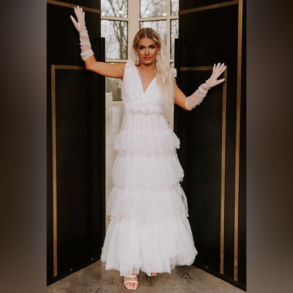 Opulent Moment Embellished Maxi Dress